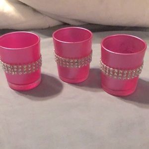 Hott Pink Marilyn Monroe themed Candle Holders